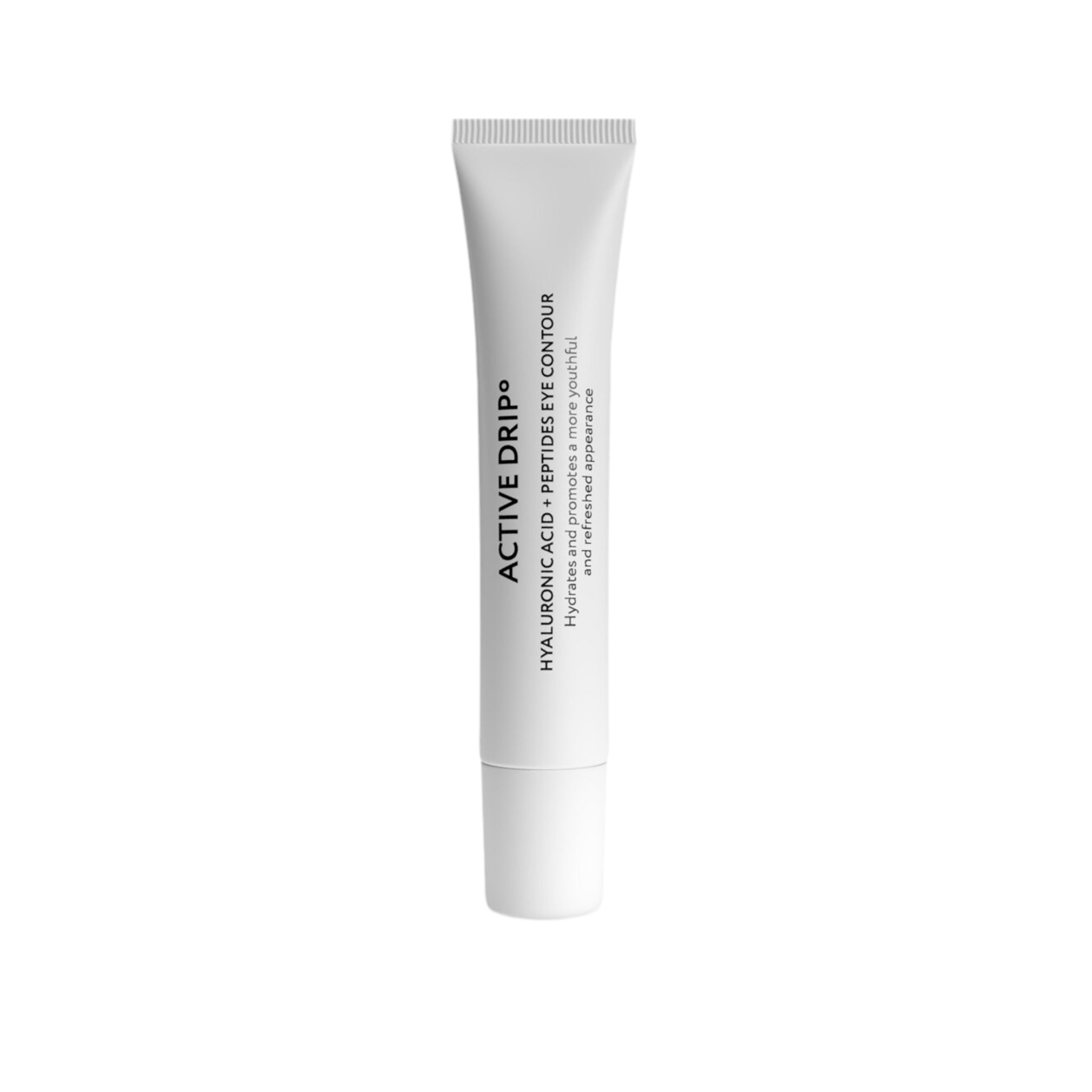Hydrating eye cream with peptides and hyaluronic acid to reduce puffiness and firm under eyes