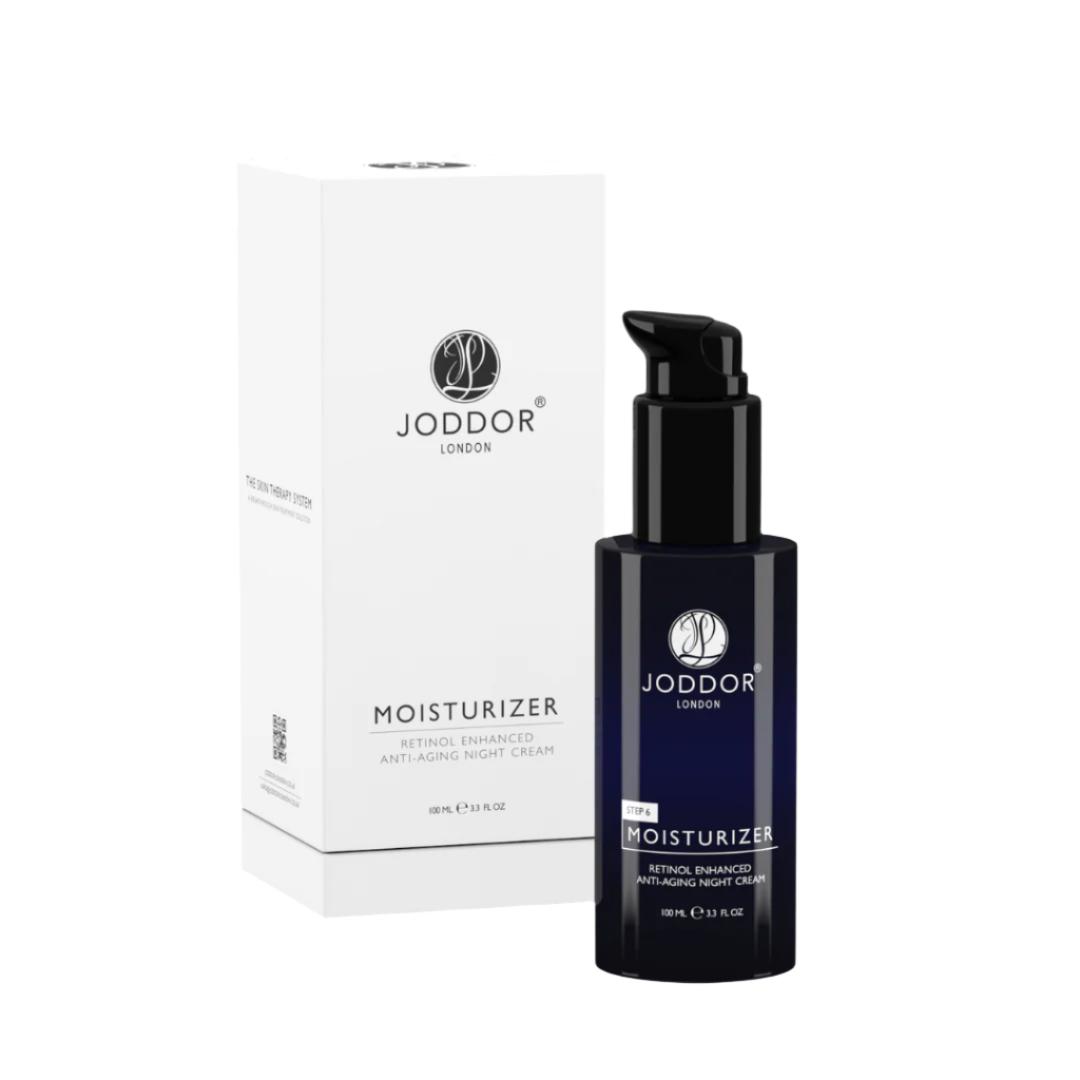 Luxury retinol night cream with hyaluronic acid and vitamin C for deep hydration and anti-aging