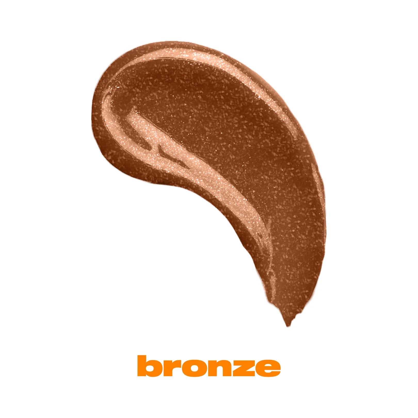 Beauty For Certain Bronze Gloss – metallic brown lip gloss with glitter, high shine