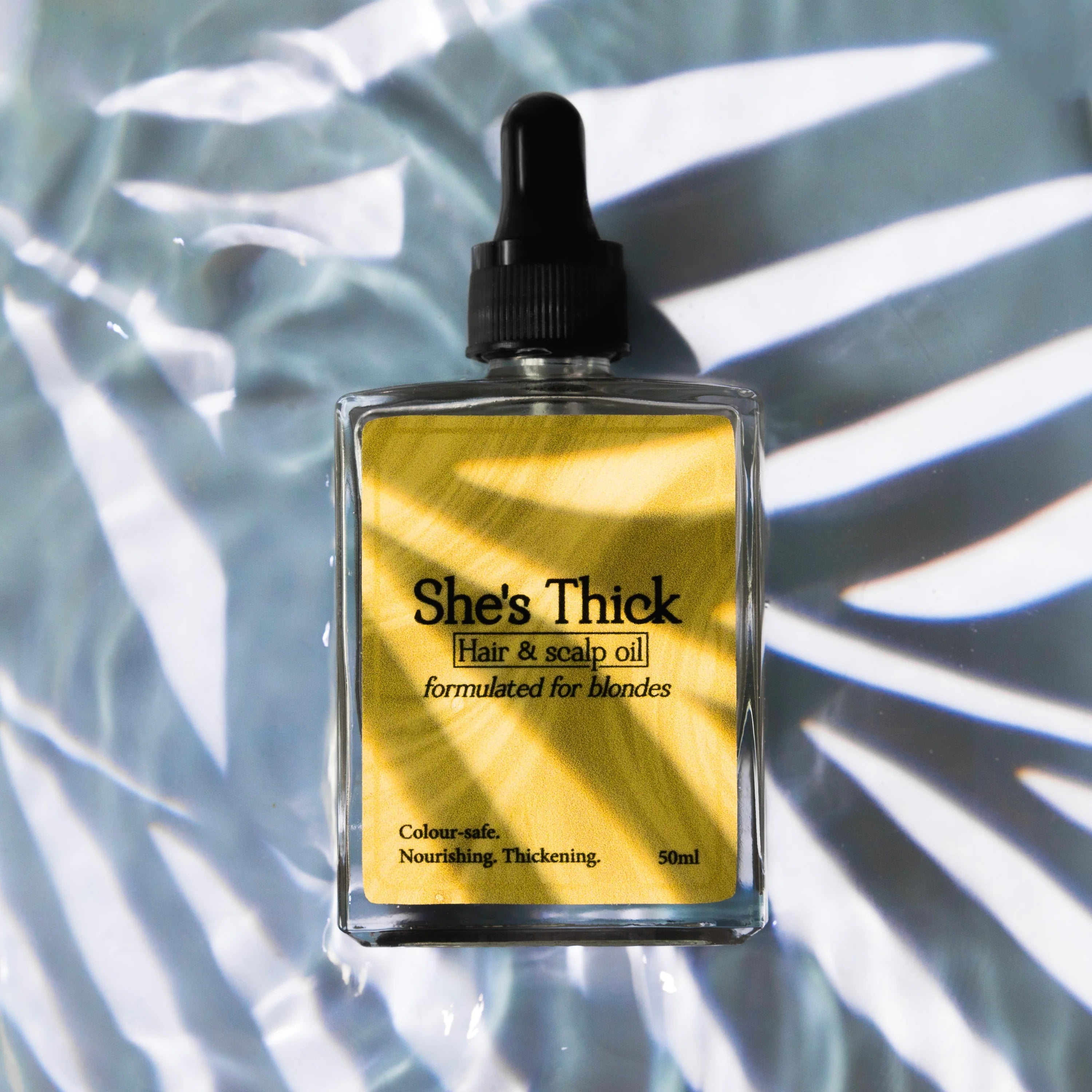 She’s Thick Hair Growth & Repair Oil for Blondes – organic colour-safe treatment to boost growth and repair damage