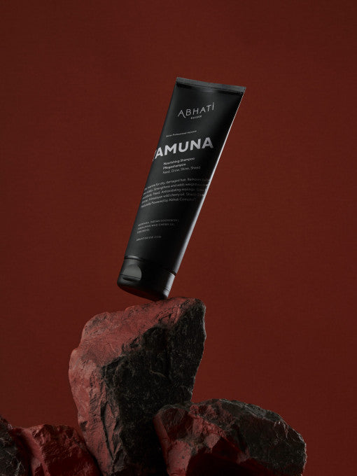 ABHATI SUISSE Yamuna Shampoo – detoxifying, hydrating cleanser for all hair types and scalp concerns