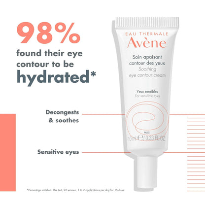 Avène Soothing Eye Contour Cream for Very Sensitive Skin 10ml