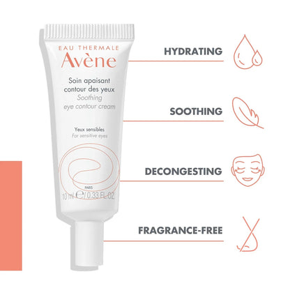 Avène Soothing Eye Contour Cream for Very Sensitive Skin 10ml