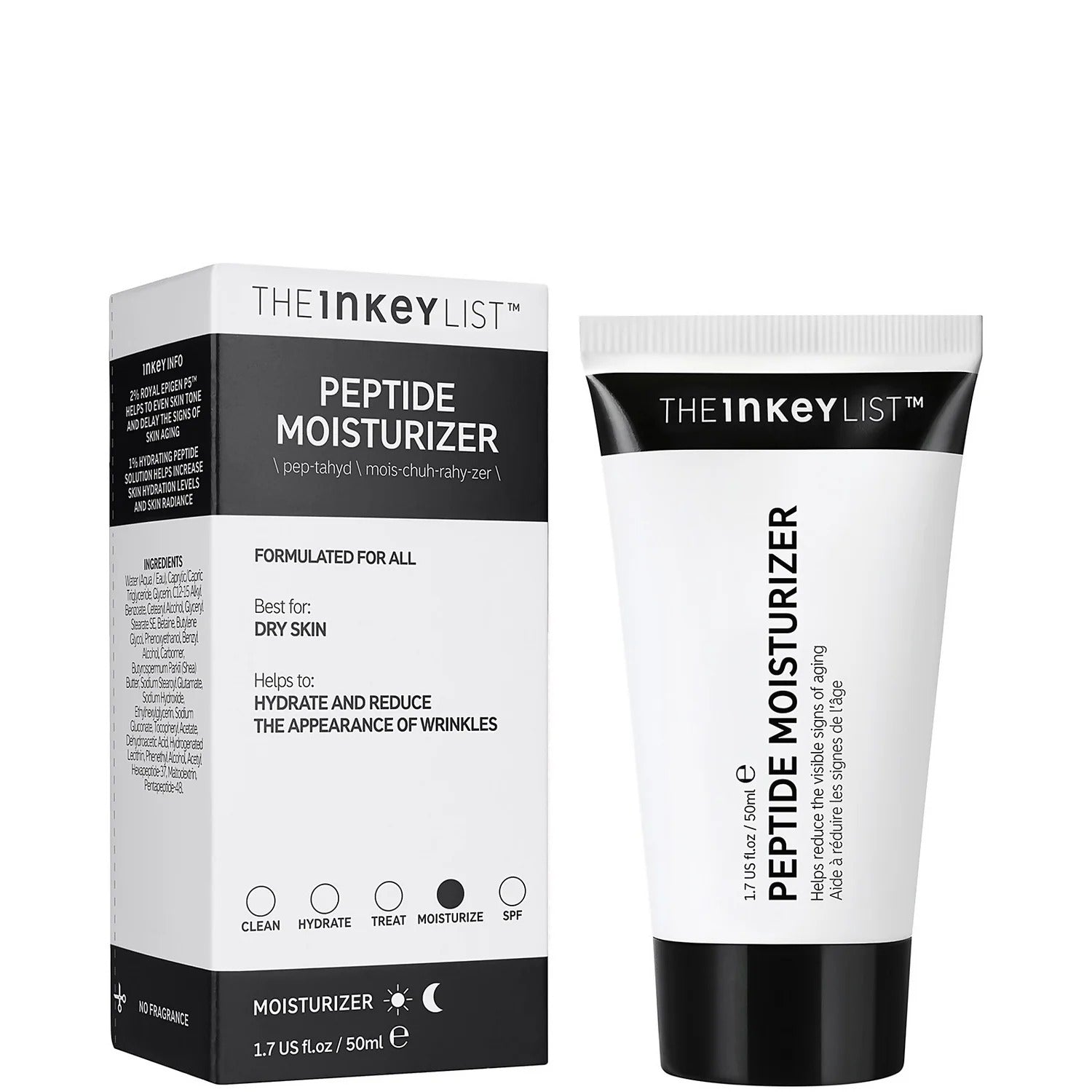 The Inkey List Peptide Moisturizer 50ml