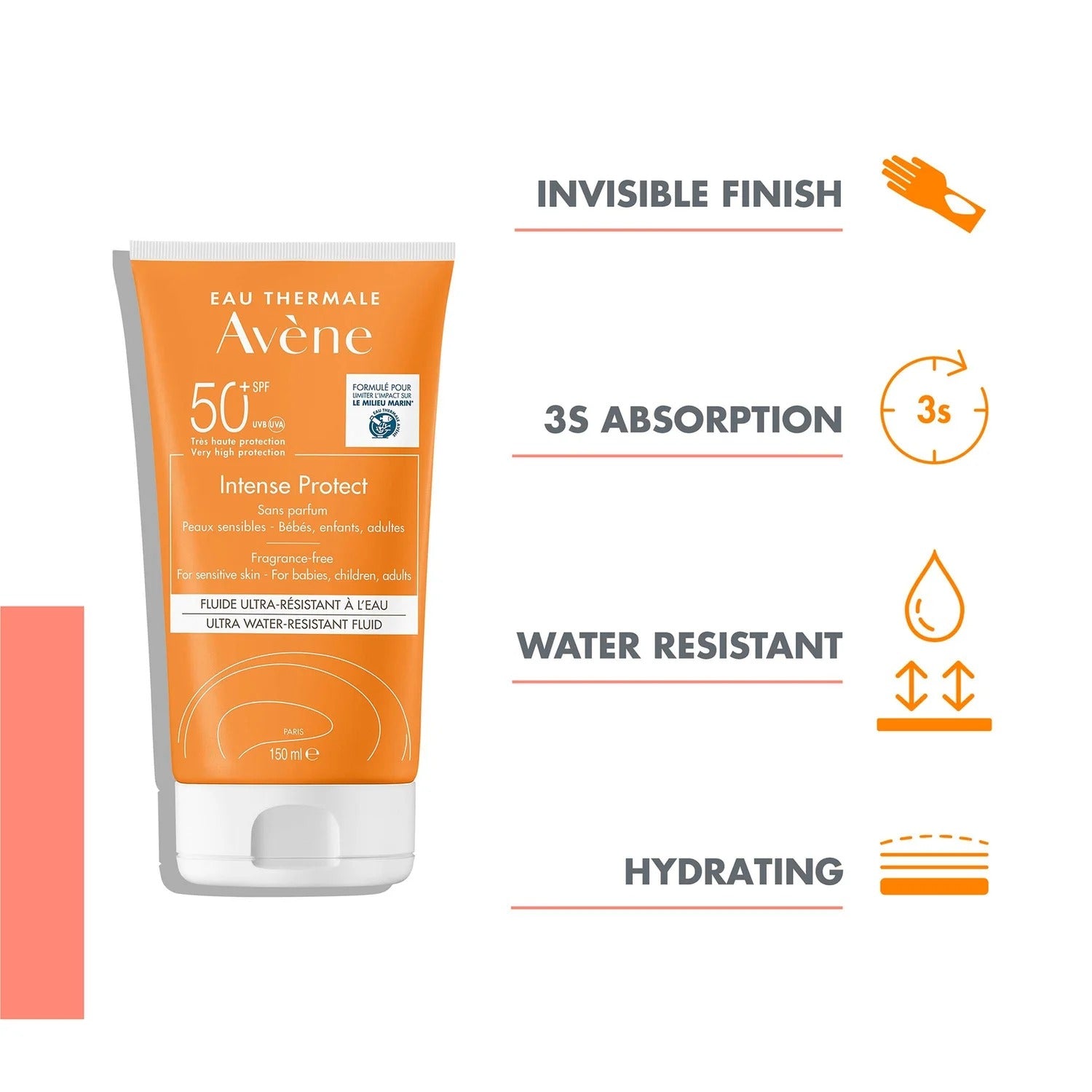 Avène Intense Protect SPF50+ Sun Cream for Very Sensitive Skin 150ml