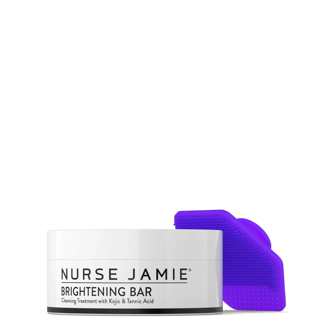 Nurse Jamie Brightening Bar with ExfoliBrush™ Silicone Facial Brush 2 oz