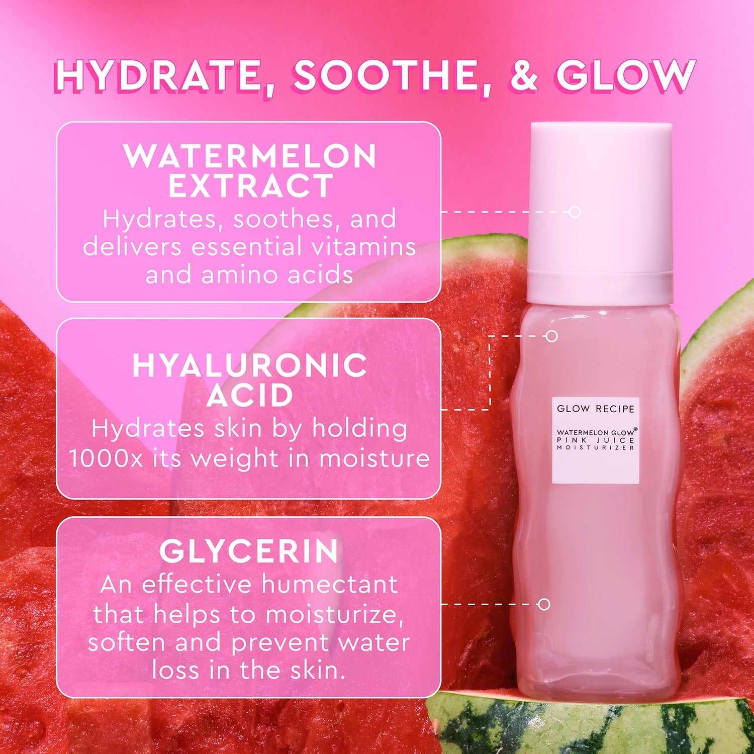 Glow Recipe Watermelon Glow Pink Juice Moisturizer