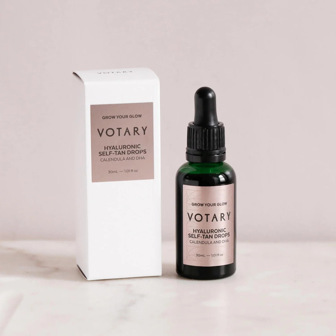 Votary Hyaluronic Self-Tan Drops with Calendula and DHA 30ml