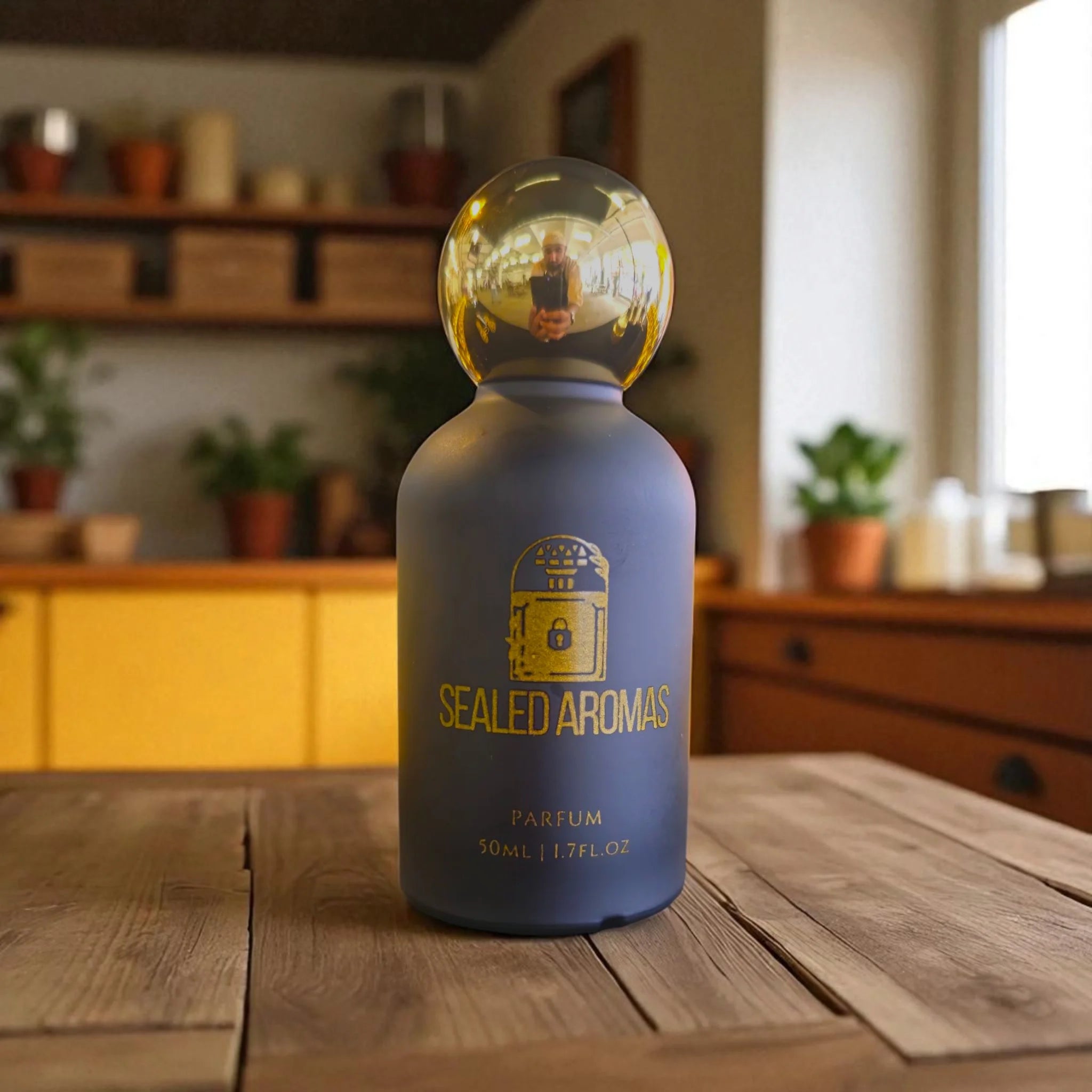 Sealed Aromas Golden Touch extrait de parfum – warm musk, sandalwood, and amber fragrance