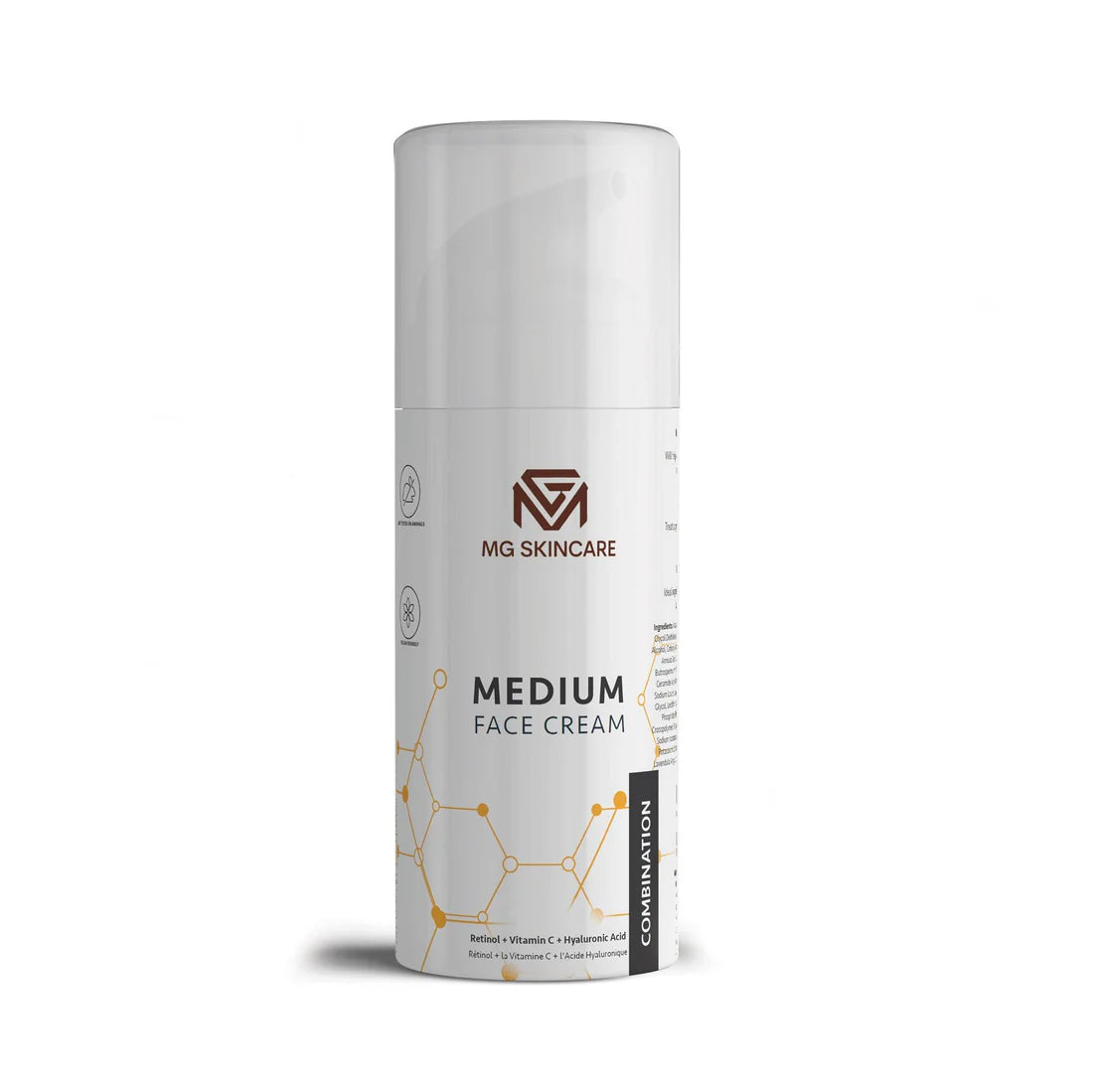 MG Skincare | Medium Face Cream with Retinol - Vita C &amp; Hyaluronic Acid