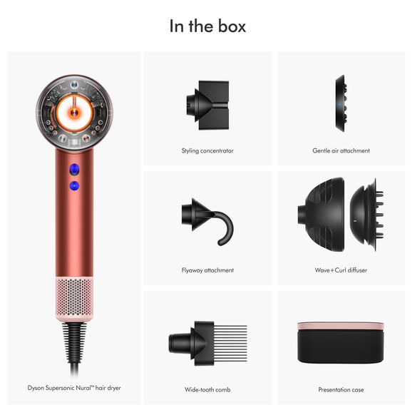 Dyson Limited Edition Supersonic Nural™ Hairdryer (Strawberry Bronze/Blush Pink)