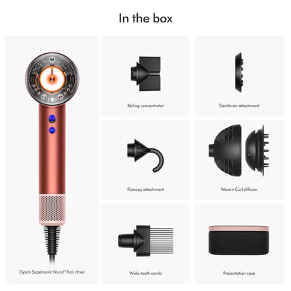 Dyson Limited Edition Supersonic Nural™ Hairdryer (Strawberry Bronze/Blush Pink)