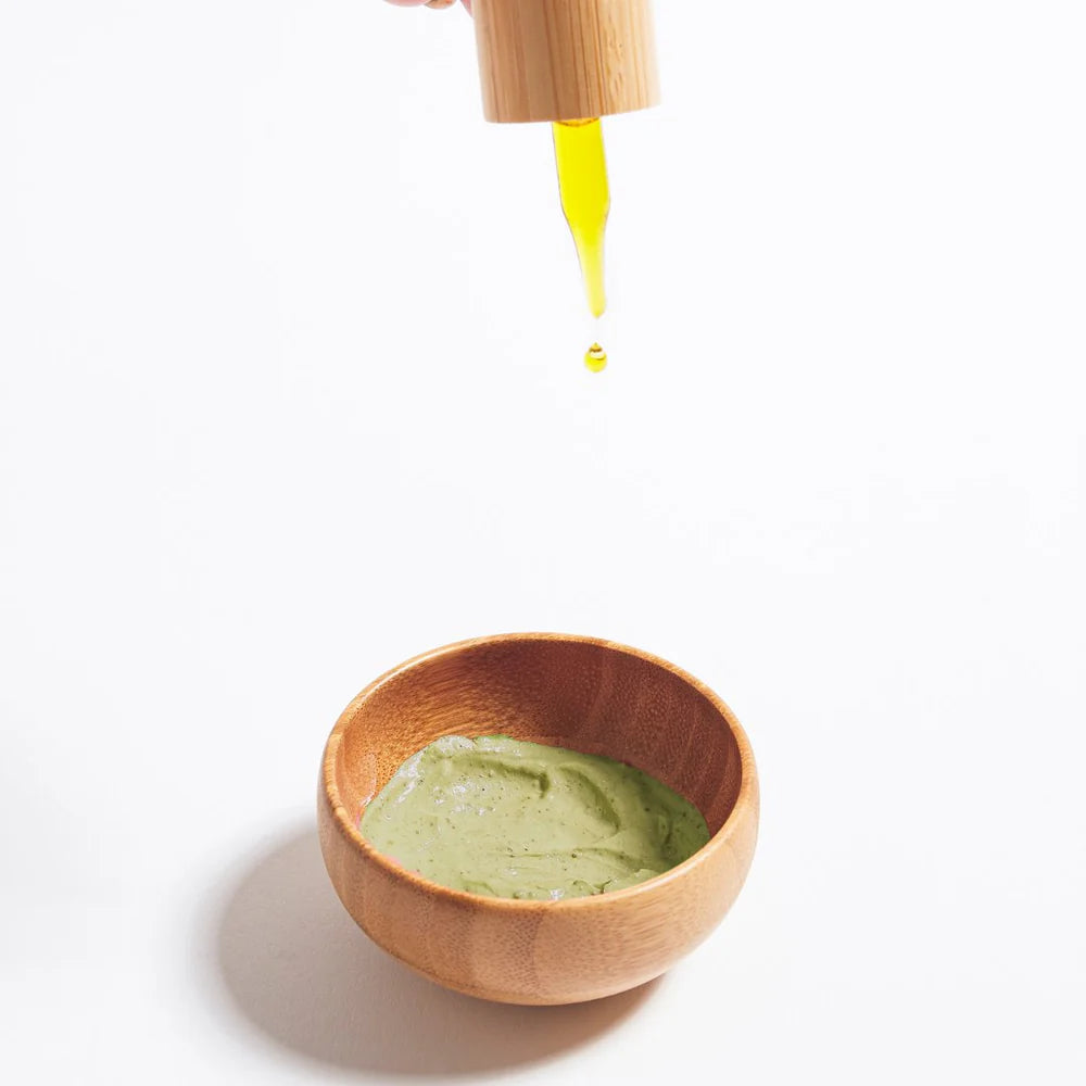 Calming Mask Oil Refill — soothing, hydrating face oil with avocado, cucumber, and evening primrose