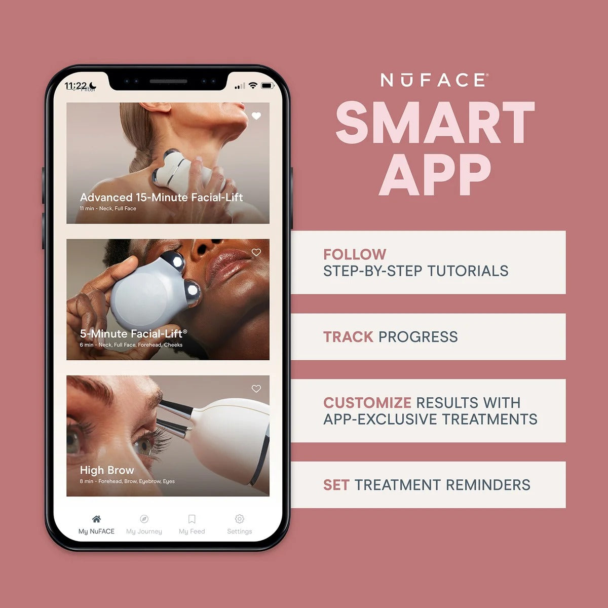 NuFACE Mini+ Starter Kit - Sandy Rose