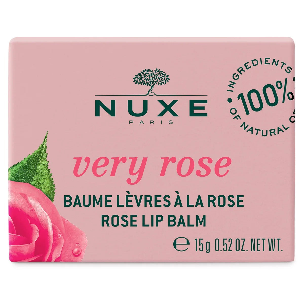 Nuxe Very Rose Hydrating Lip Balm 15g