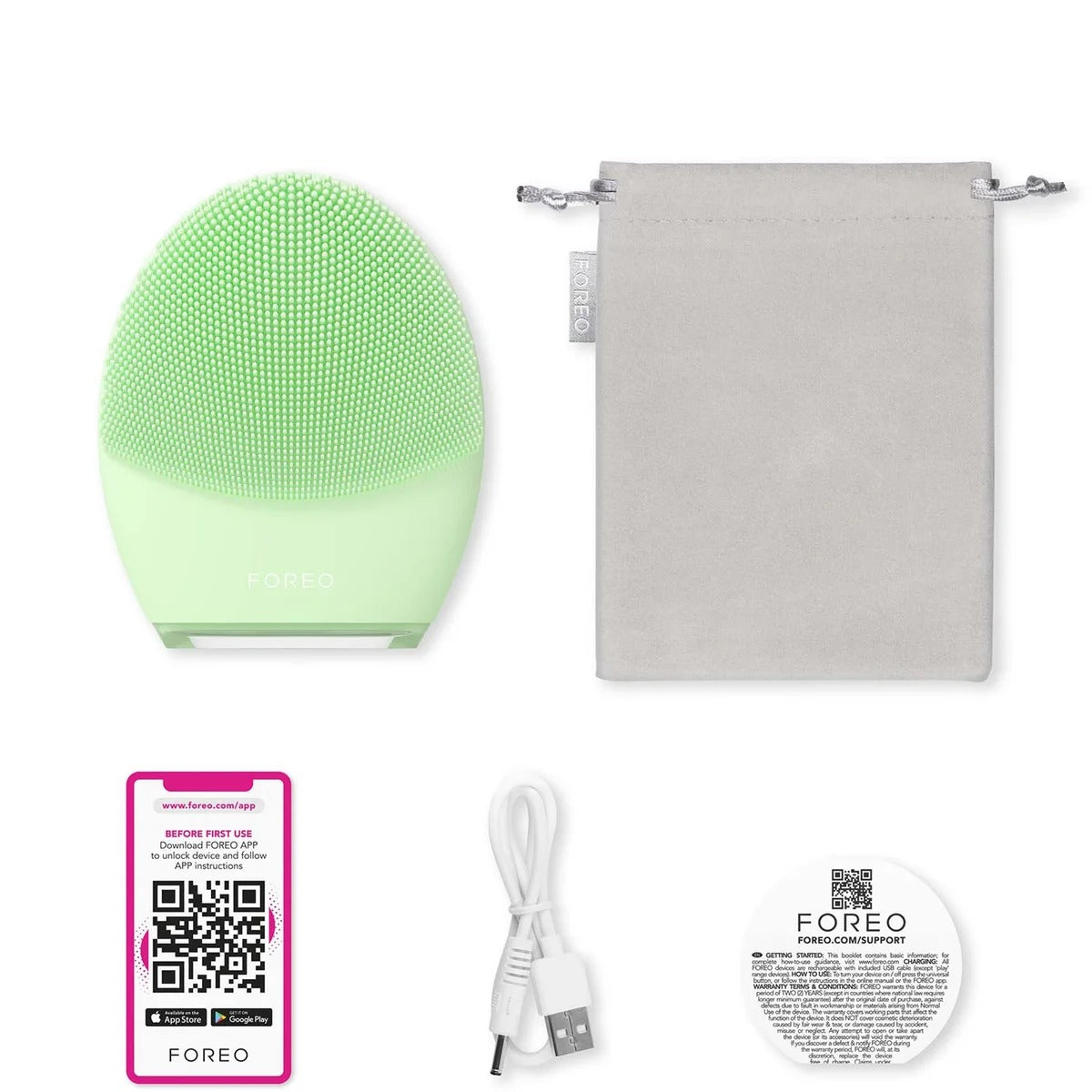 Foreo Luna 4 Smart Facial Cleansing and Firming Massage Device