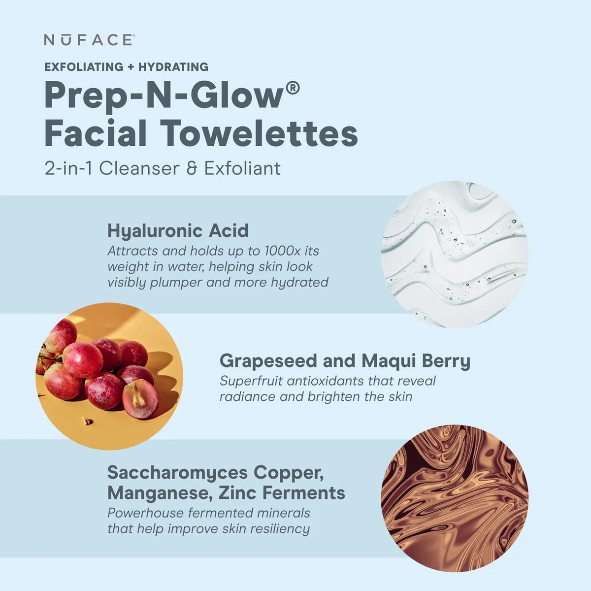 NuFACE Prep-N-Glow Facial Towelette