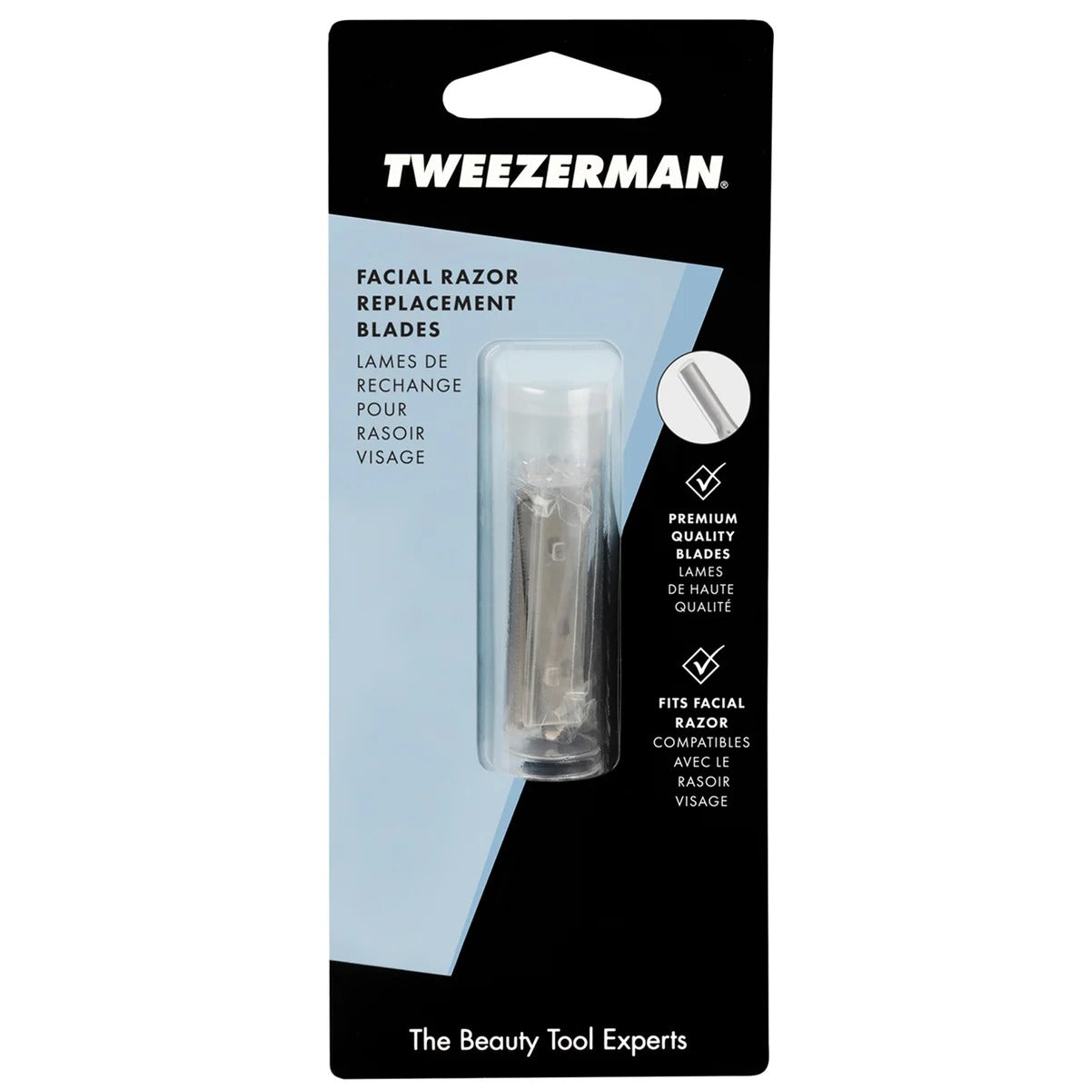 Tweezerman Facial Razor Replacement Blades