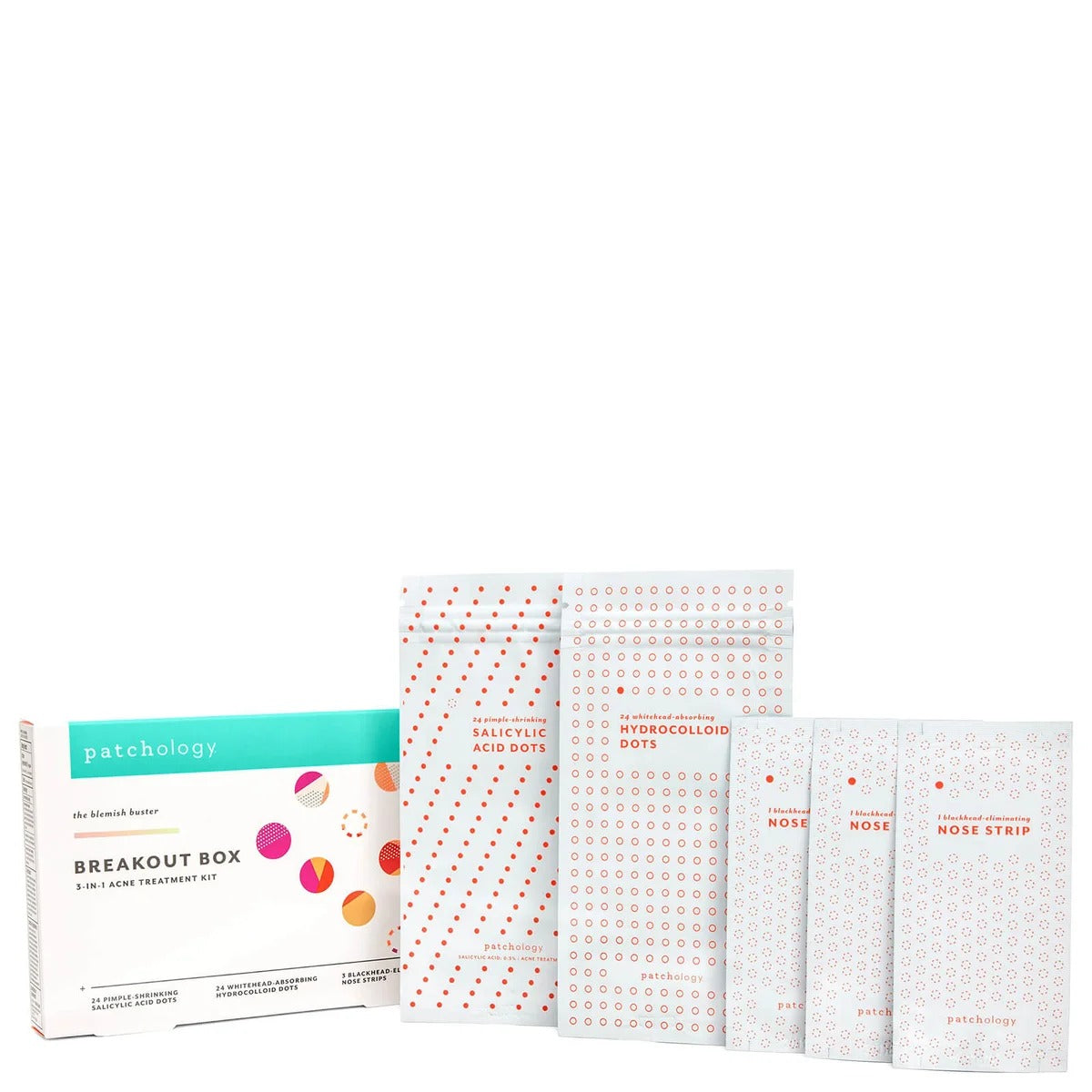 Patchology Breakout Box 3-In-1 Acne Treatment Kit