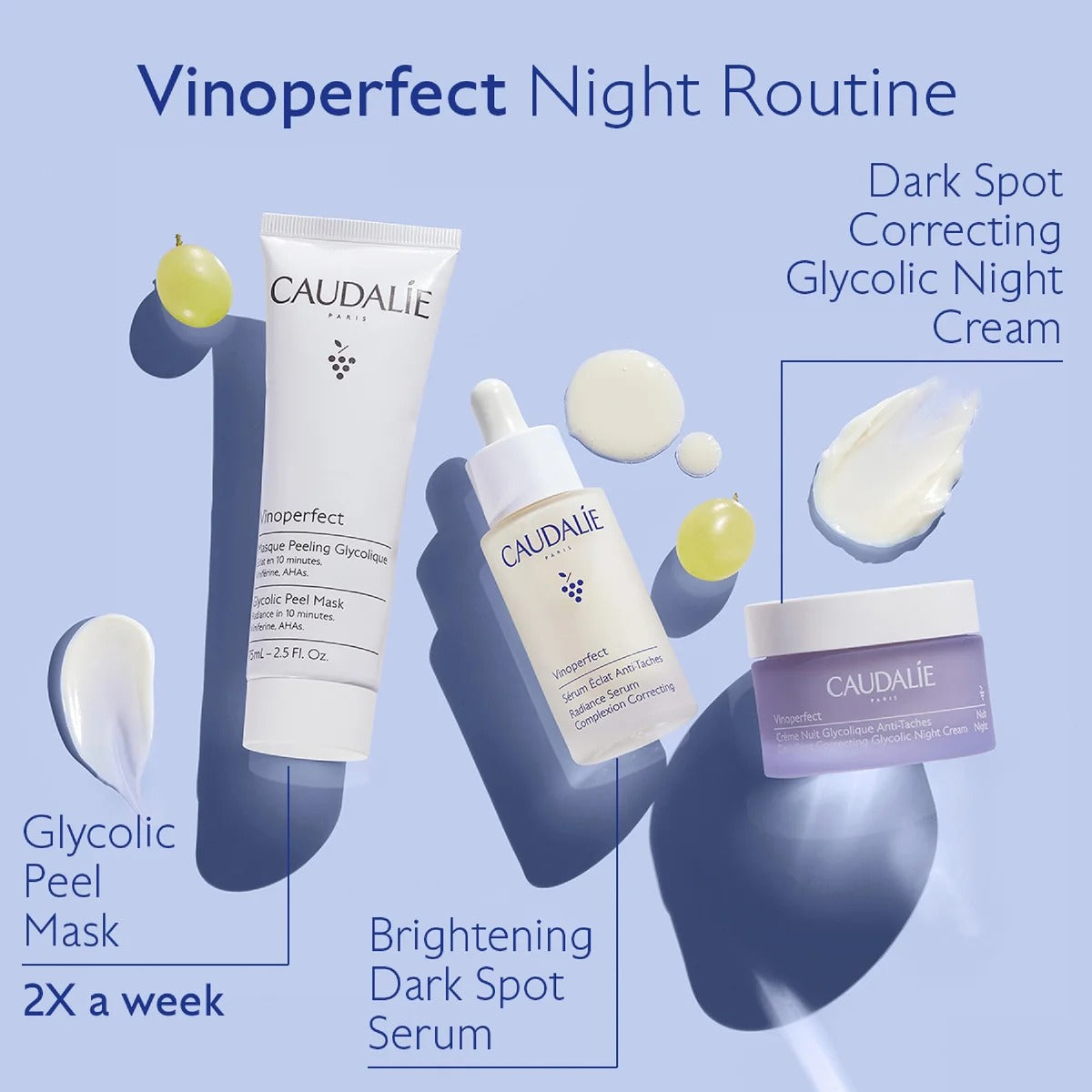 Caudalie Vinoperfect Glycolic Peel Mask 75ml