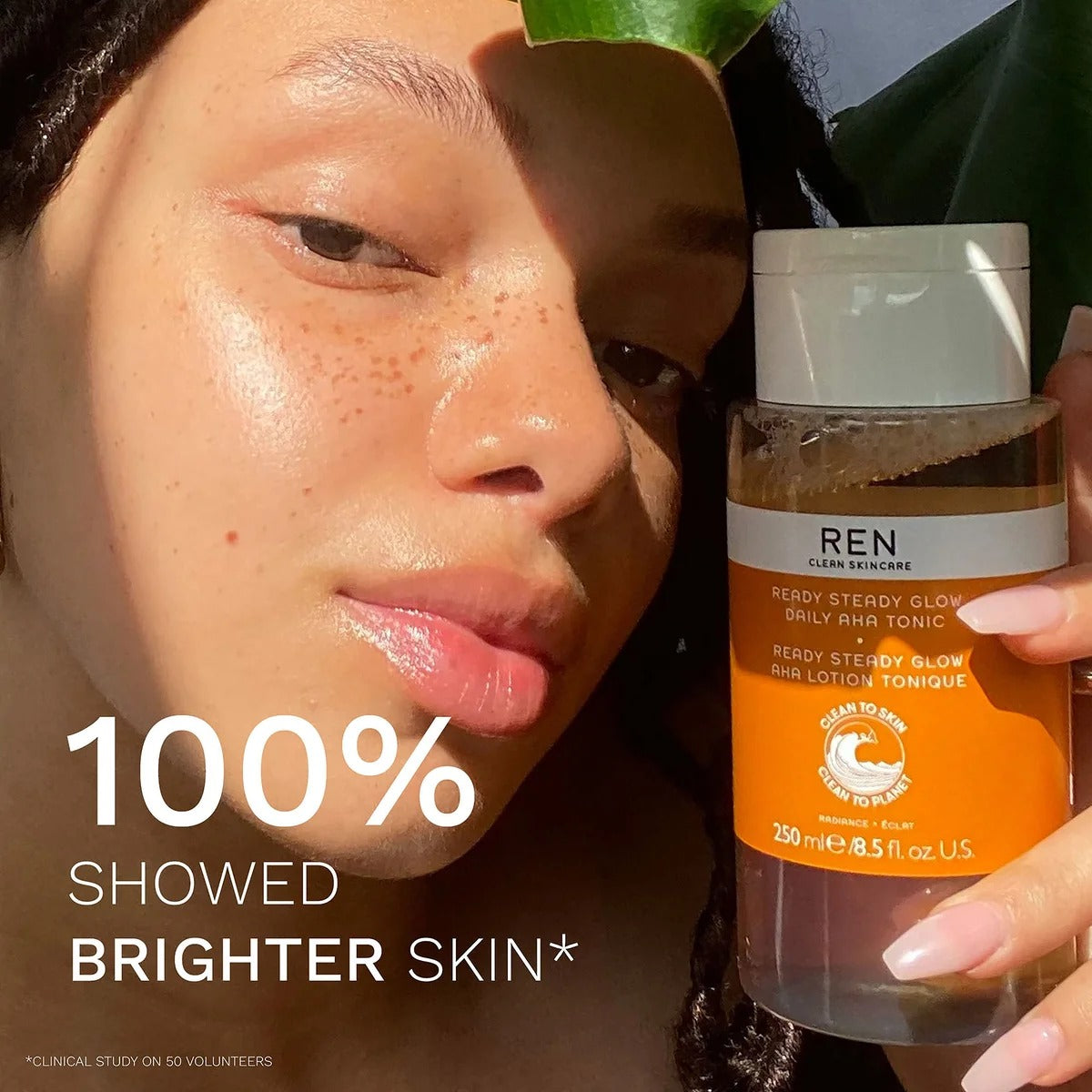 REN Clean Skincare Ready Steady Glow Daily AHA Tonic 250ml