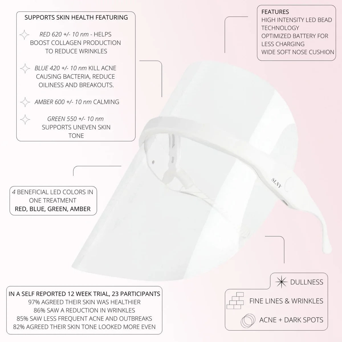 Solaris Labs NY How to Glow 4 Colour LED Face Mask