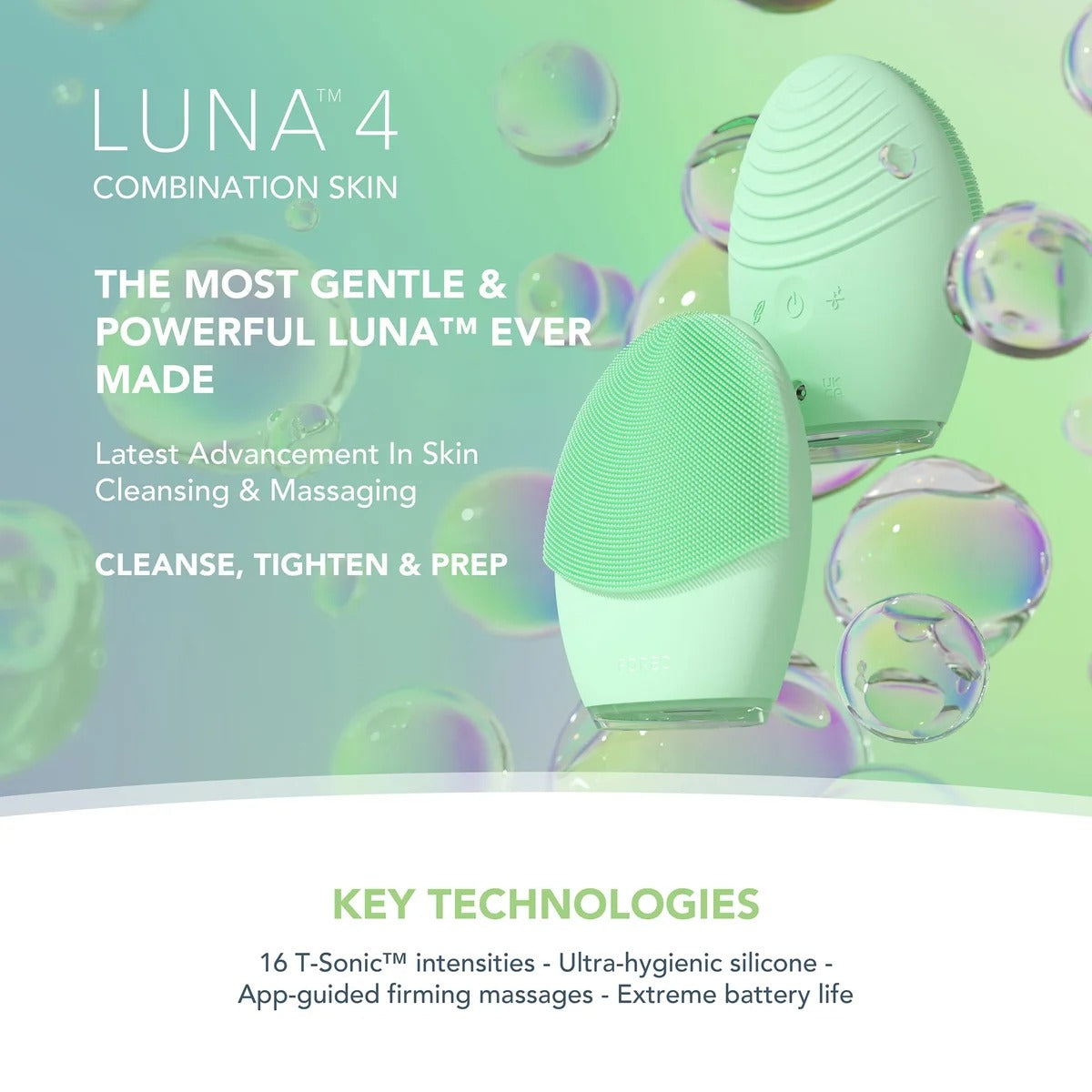 Foreo Luna 4 Smart Facial Cleansing and Firming Massage Device