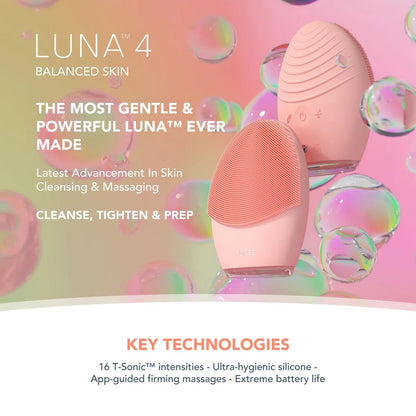 Foreo Luna 4 Smart Facial Cleansing and Firming Massage Device