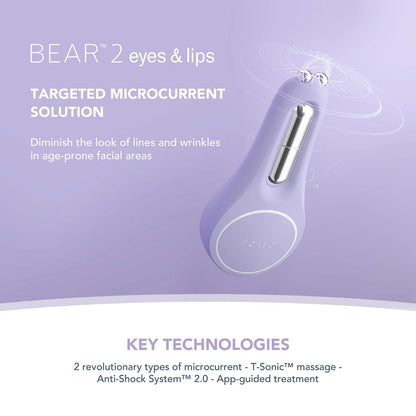 Foreo Bear 2 Facial Toning Device for Eyes and Lips