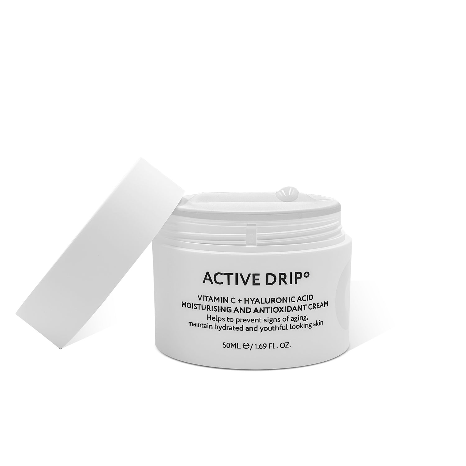 Active Drip | Vitamin C + Hyaluronic Acid Moisturising And Antioxidant Cream 50ml