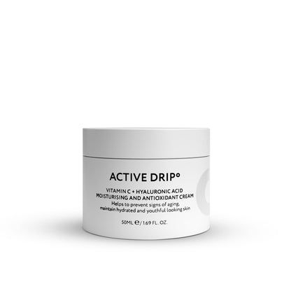 Active Drip | Vitamin C + Hyaluronic Acid Moisturising And Antioxidant Cream 50ml